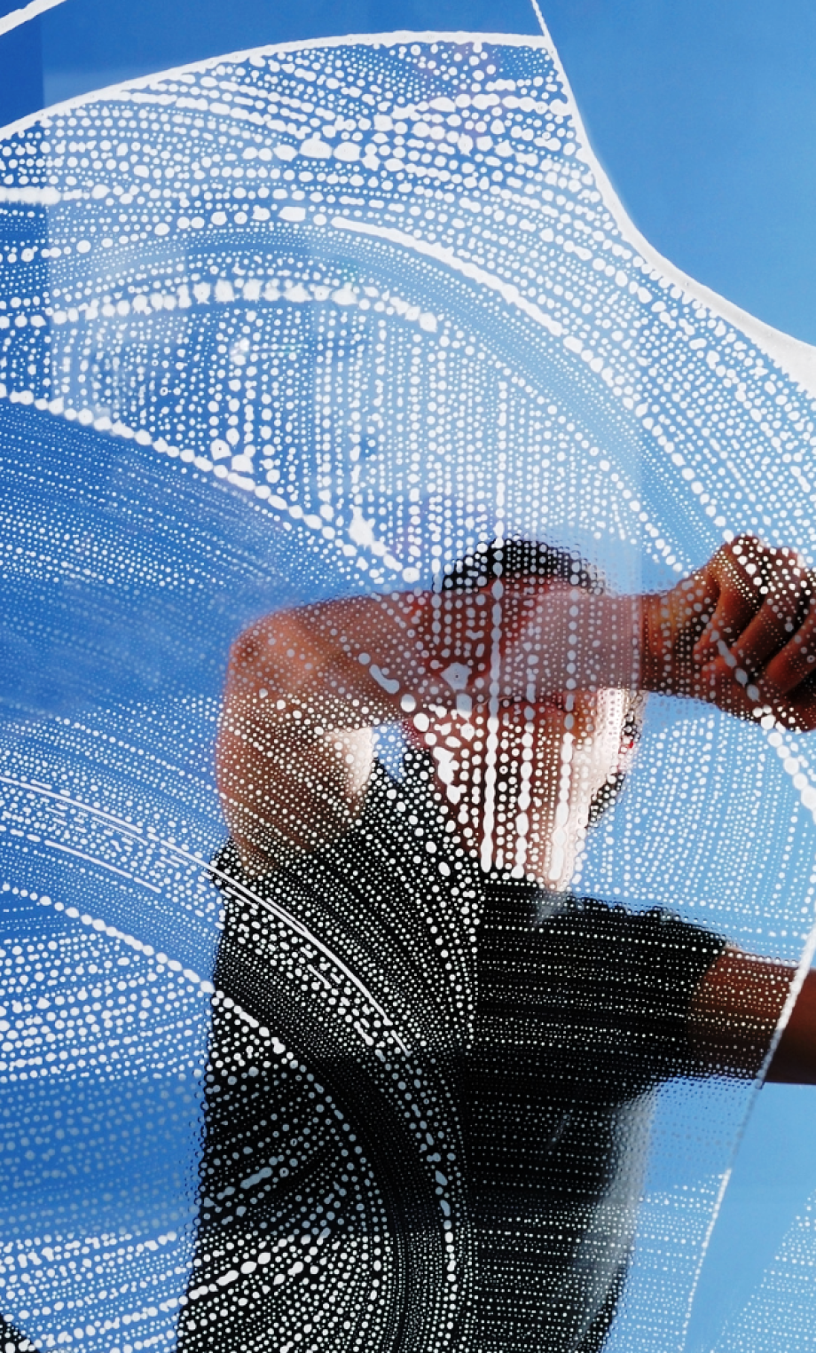 Hard water stain removal on Kansas City windows