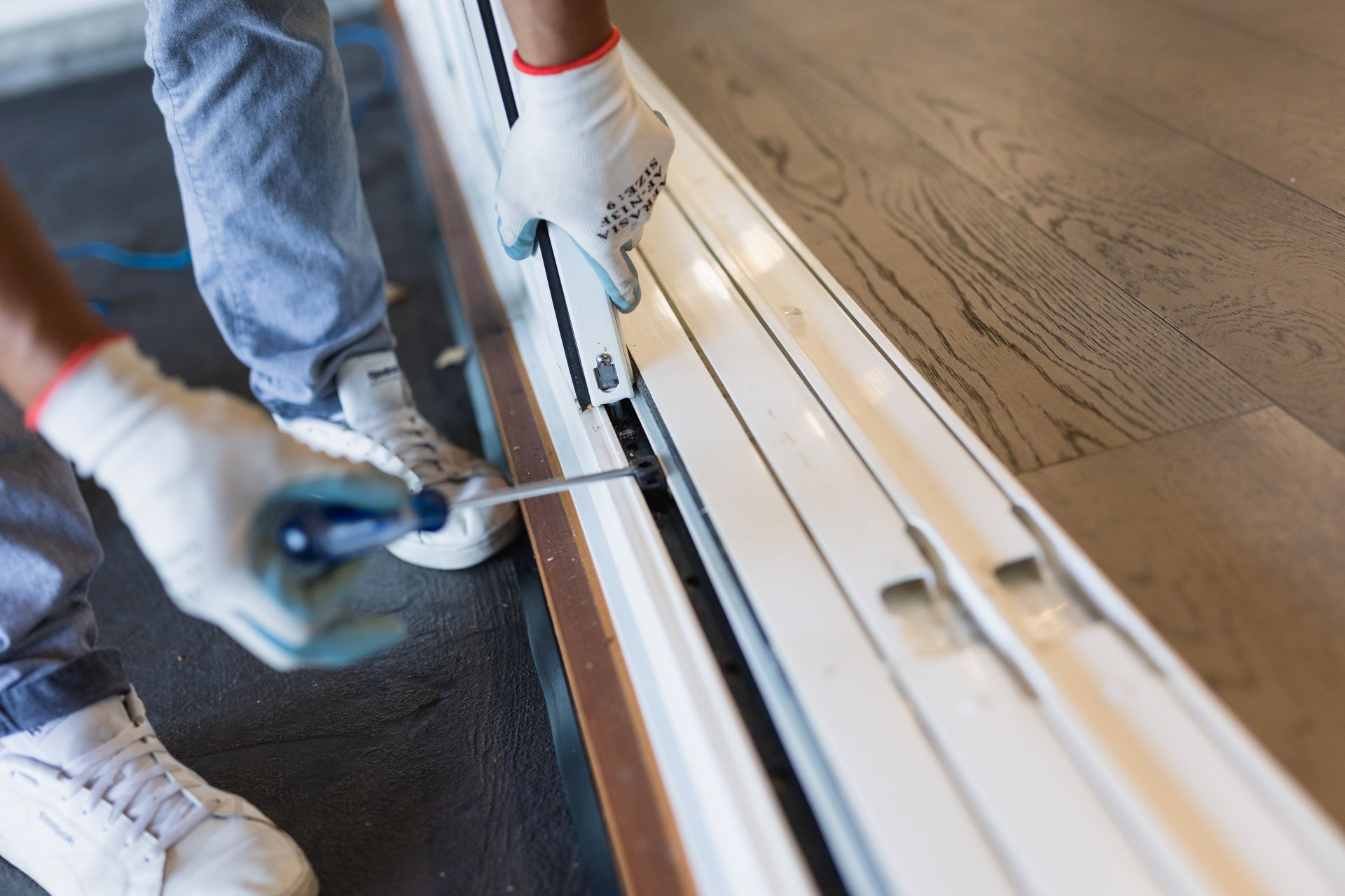 Window track cleaning in Kansas City